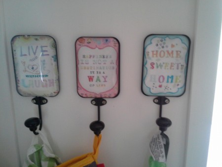 Haakjes voor handdoeken